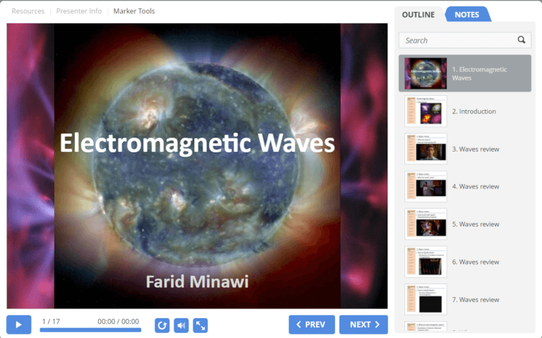 Electromagnetic Waves Learning Module